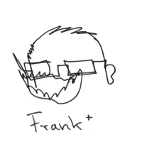 Blind-Portrait von Frank