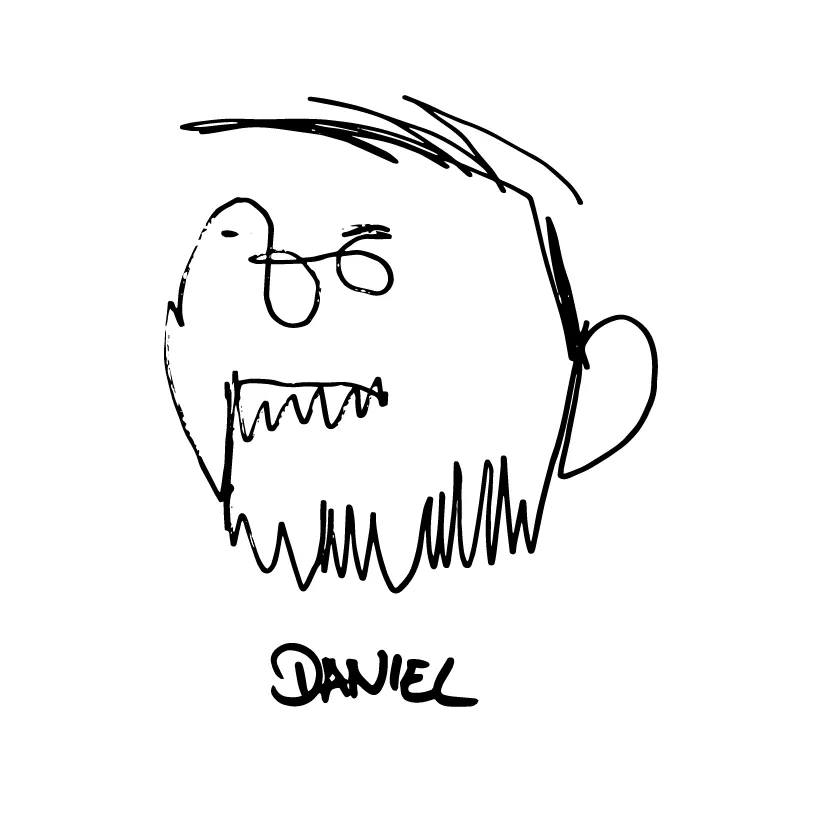 Blind-Portrait von Daniel