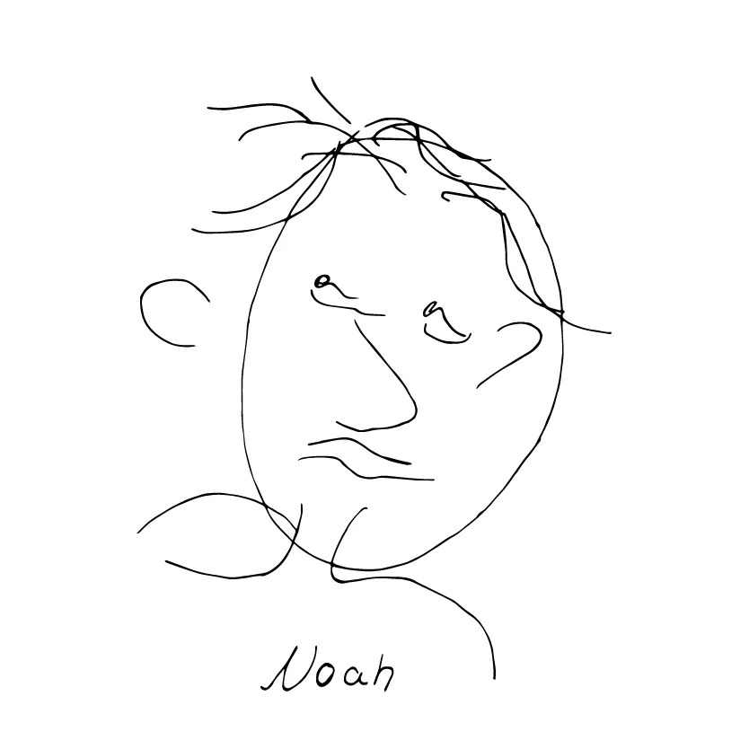 Blind-Portrait von Noah