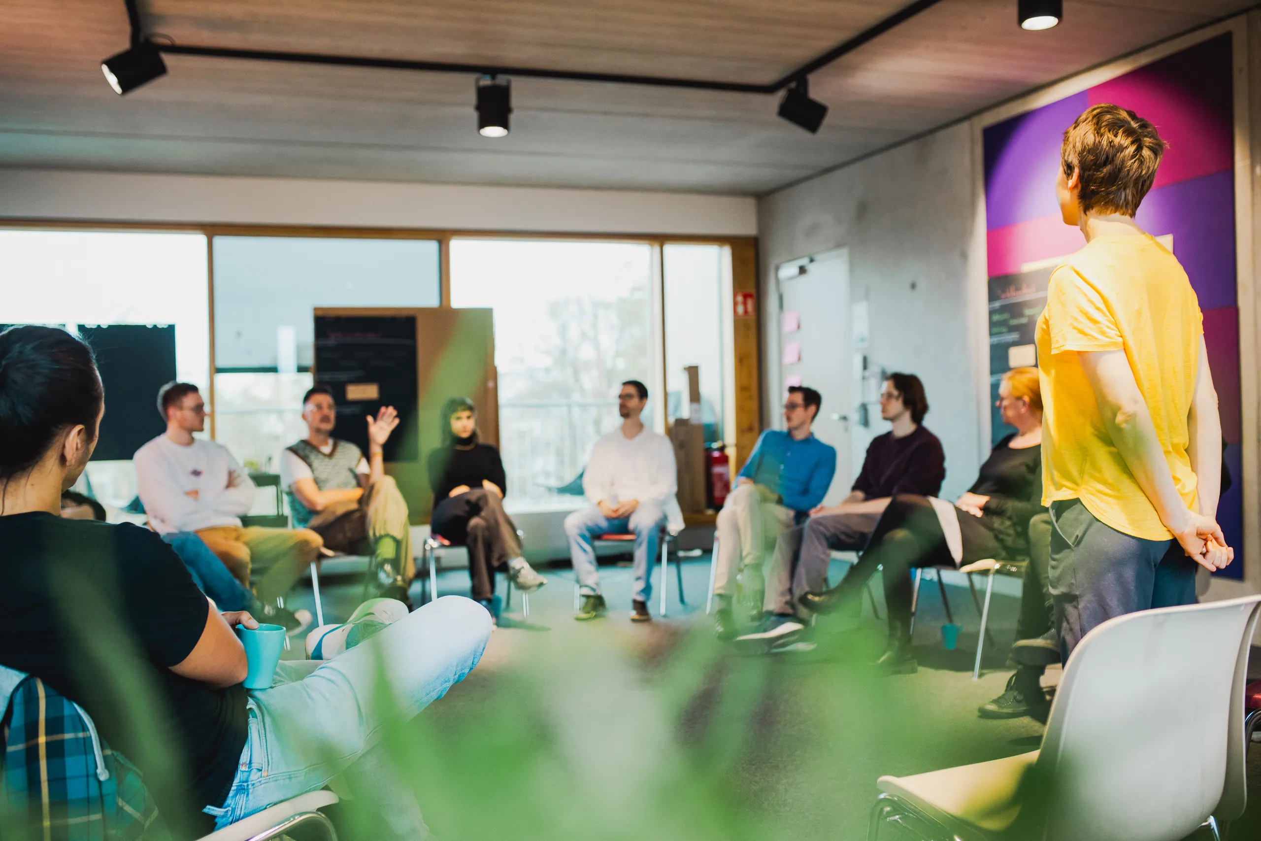 Moderierte Gruppendiskussion im Team