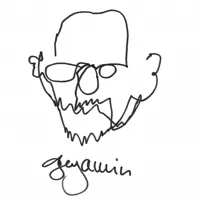 Blind-Portrait von Benjamin