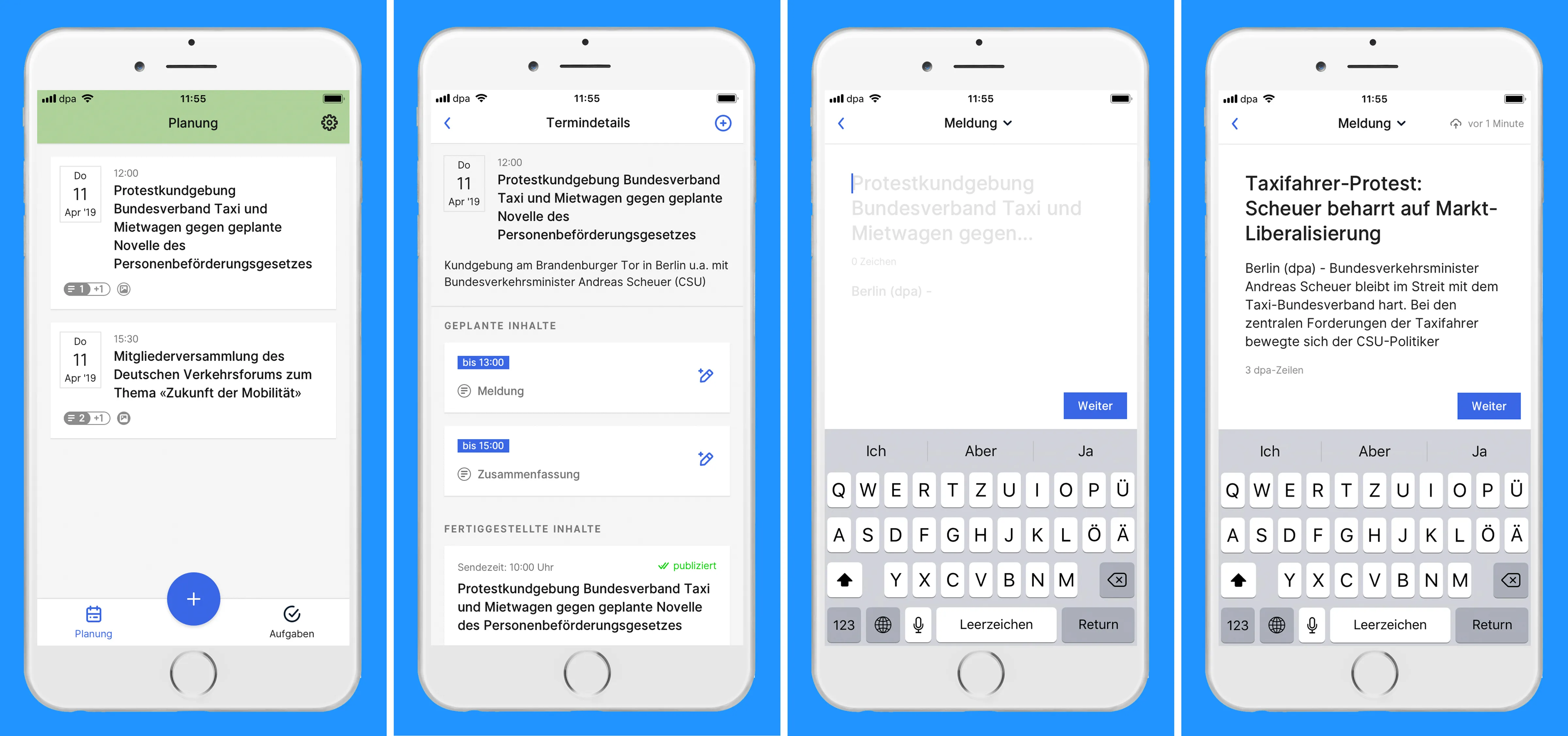 dpa Reporter App