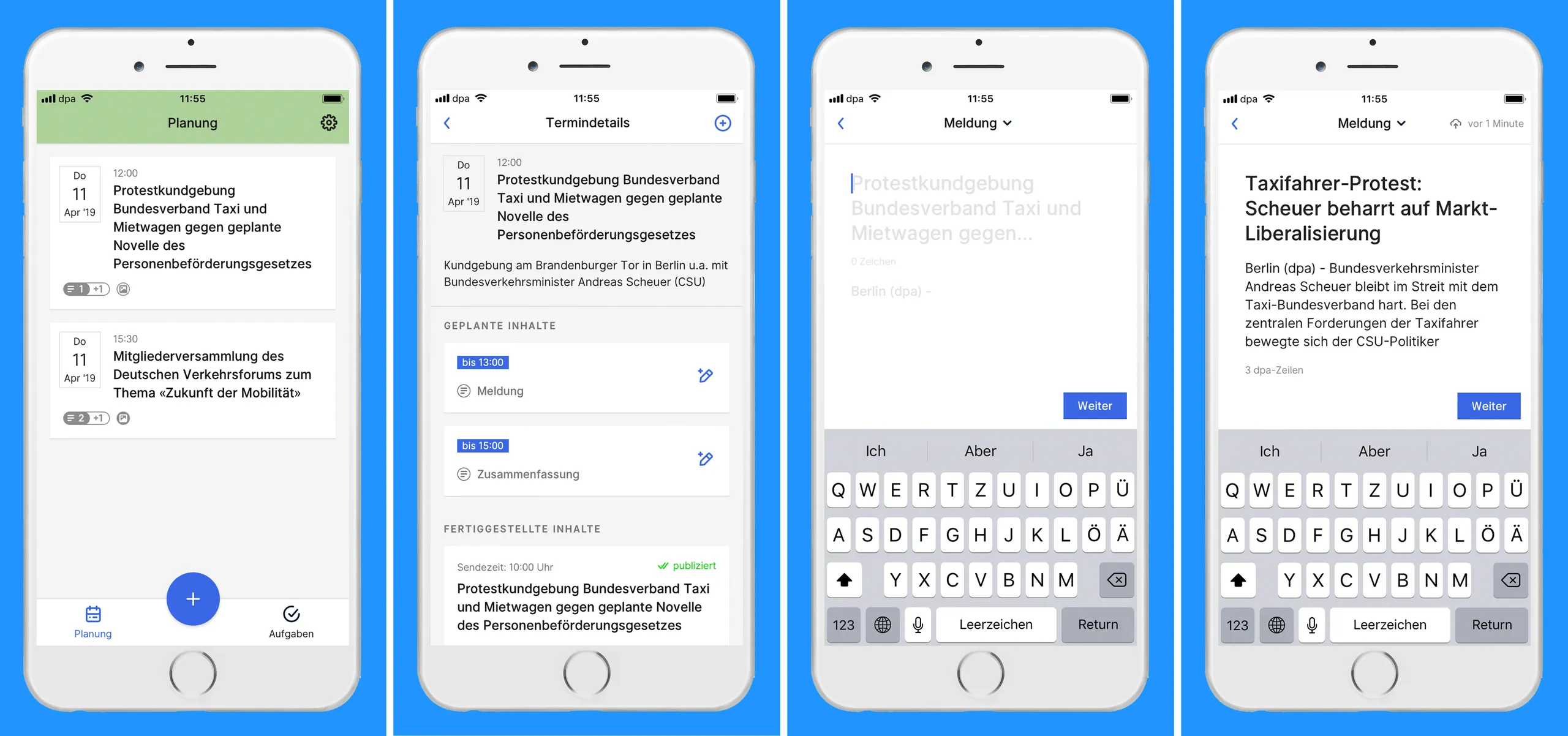 dpa Reporter App