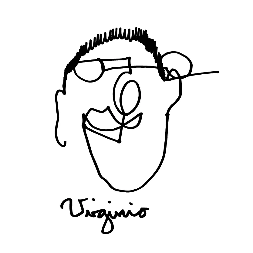 Blind-Portrait von Virginio
