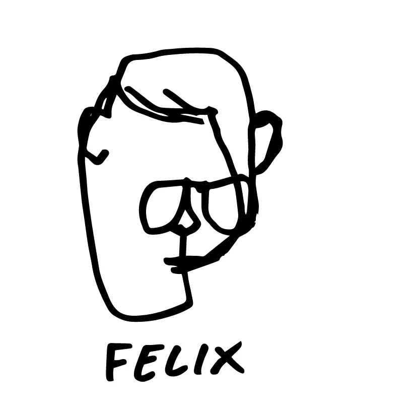 Blind-Portrait von Felix