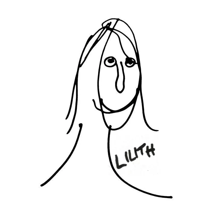 Blind-Portrait von Lilith